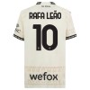 Conjunto (Camiseta+Pantalón Corto) AC Milan Rafael Leao 10 Cuarta Equipación 23-24 Blanca - Niño